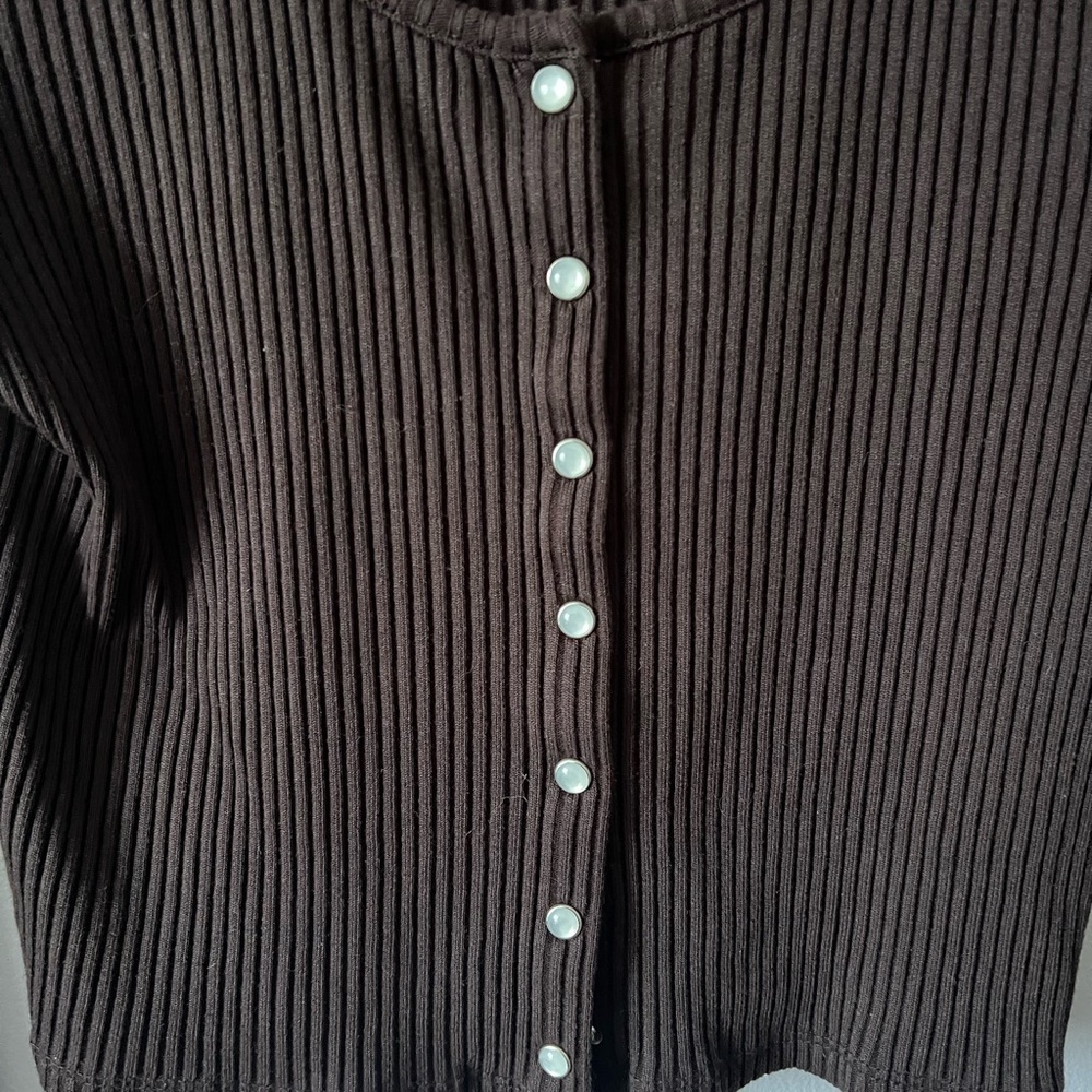 NWOT Levi's Ribbed Cardigan - Picture 2 of 7
